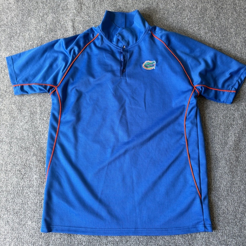 Colony Florida Gators Mens XL Blue Orange Embroidered Logo Polo Shirt‎ S/S